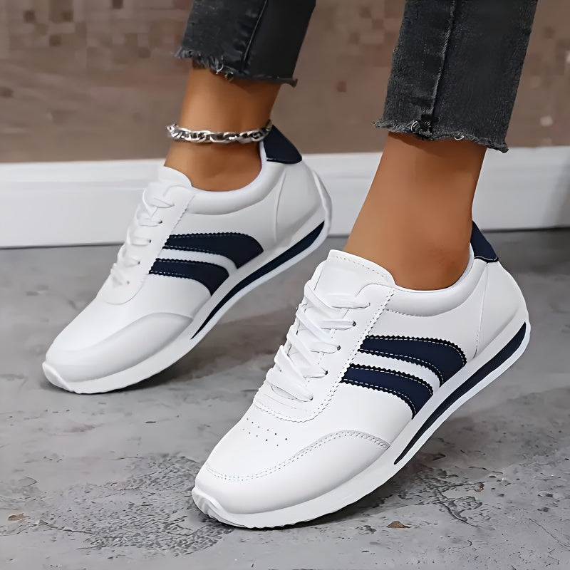 Lucienne™ — Sneakers blanches sportives élégantes confortables