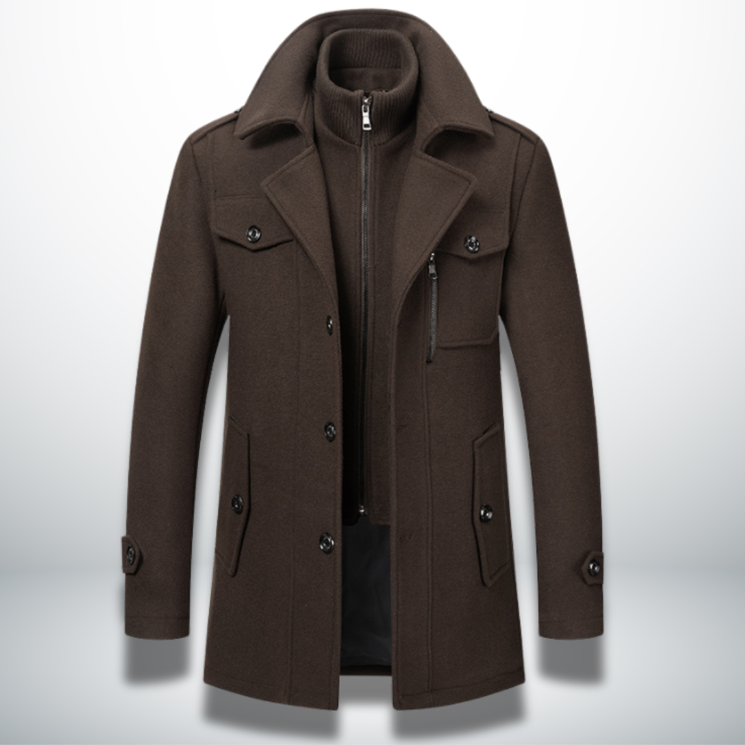 Laurentis™ – Le Manteau d’Hiver Élégant et Confortable pour Homme