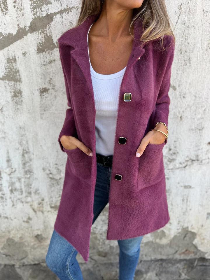 Margaux™ — Veste longue élégante au quotidien