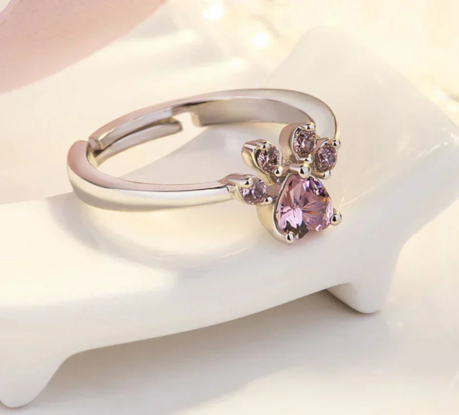 Arbour – Parure de bijoux 4 pièces avec patte et cœur en zirconia