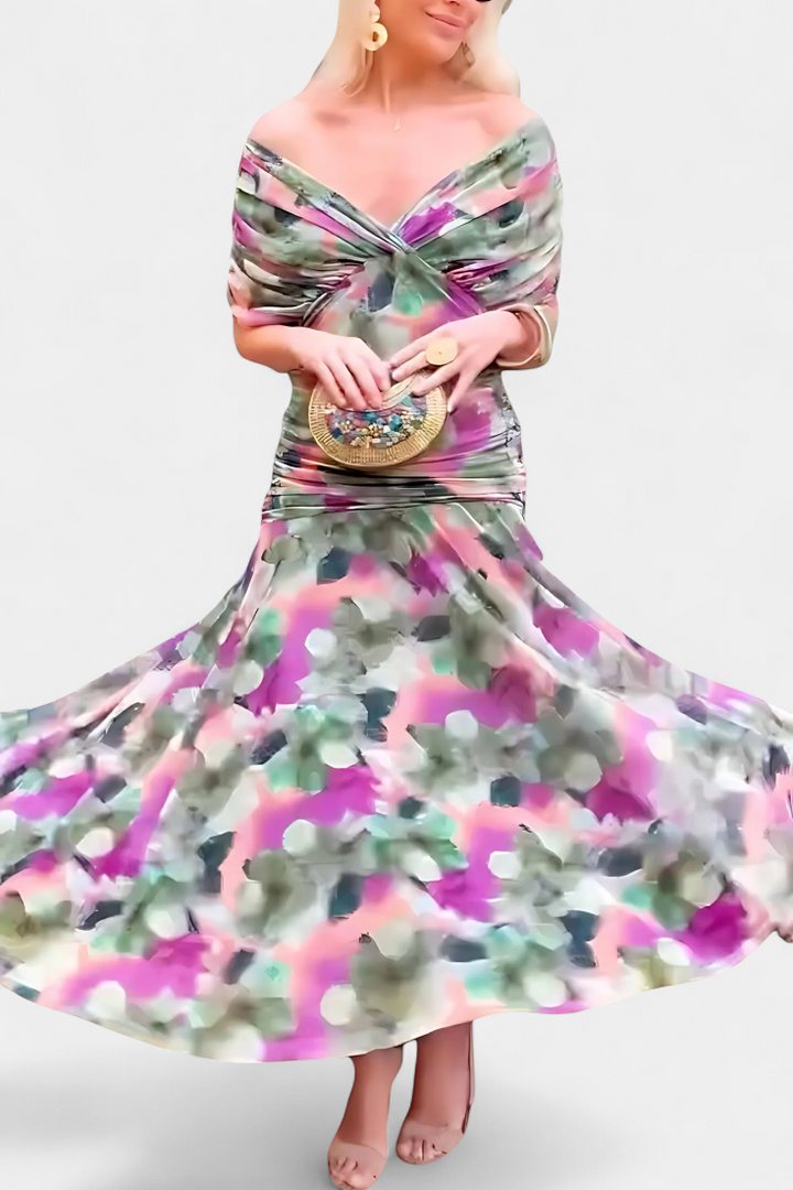 Alizée™ — Robe florale à grâce aérienne
