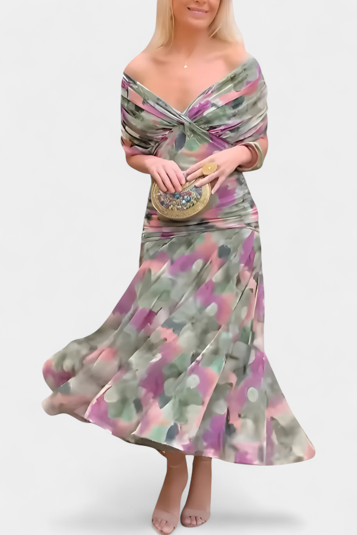 Alizée™ — Robe florale à grâce aérienne