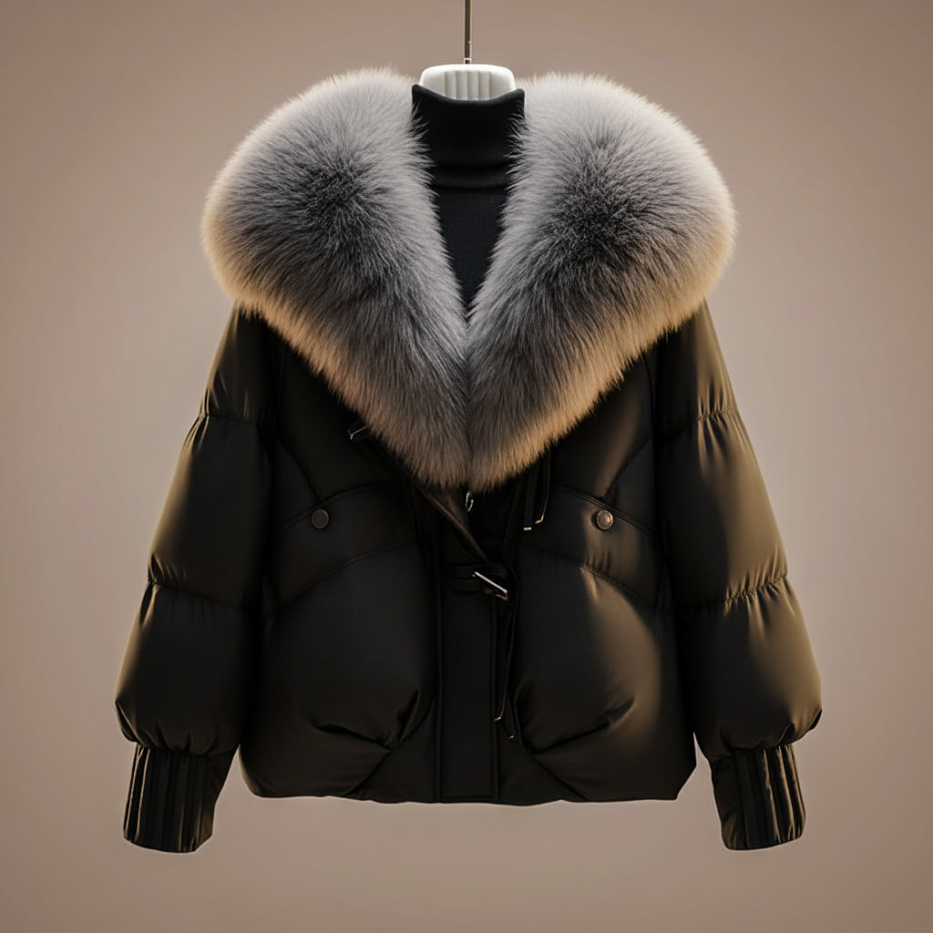 Élodine™ — Manteau élégant au col affirmé