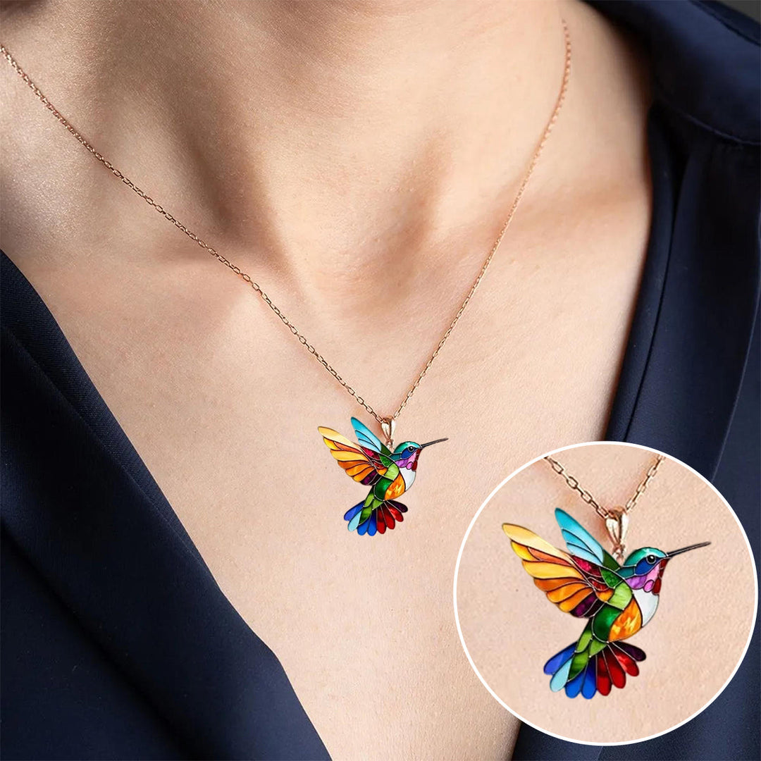 Collier ColibriLumière™ – Couleurs vibrantes & charme naturel