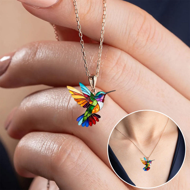 Collier ColibriLumière™ – Couleurs vibrantes & charme naturel