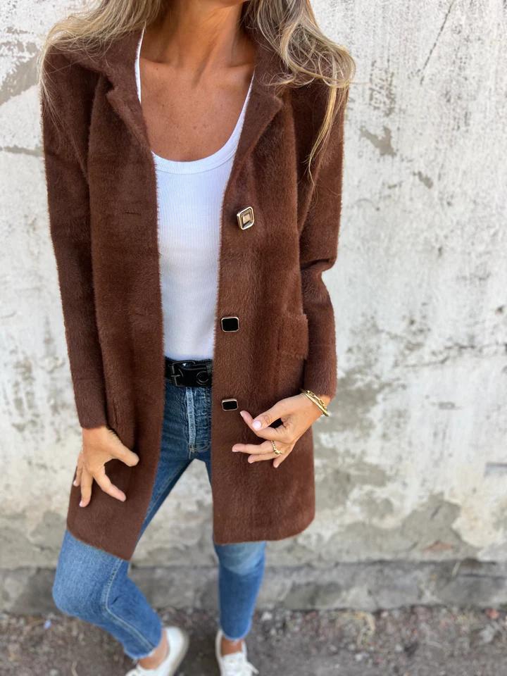 Margaux™ — Veste longue élégante au quotidien