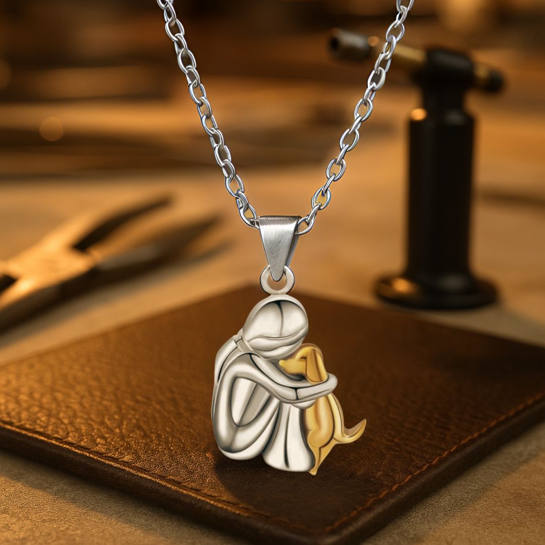 Olivia™ – Collier avec pendentif en forme de chien