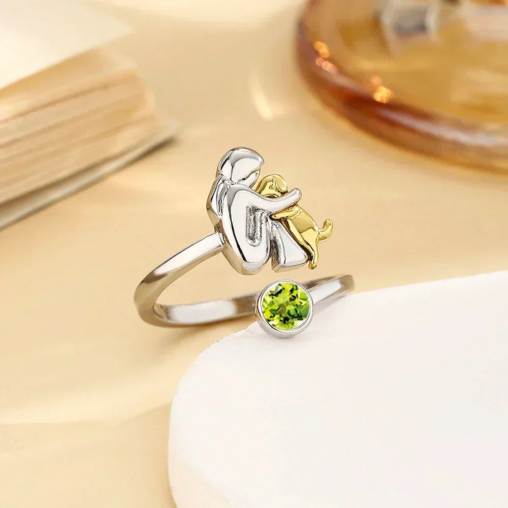 Rose™ – Bague icône chien