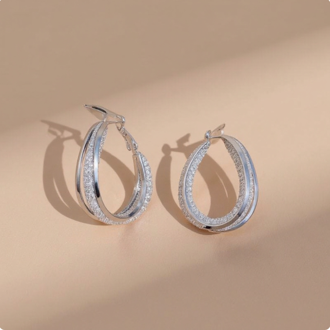 Marguerite™ - Boucles élégantes tressées confortables intemporelles