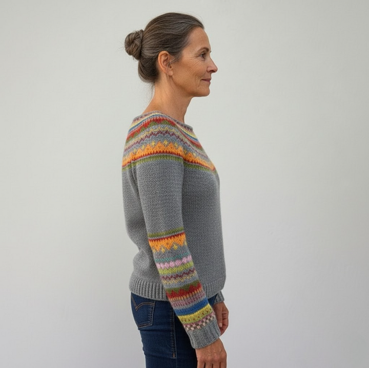 Apolline™ — Pull hivernal nordique doux confortable