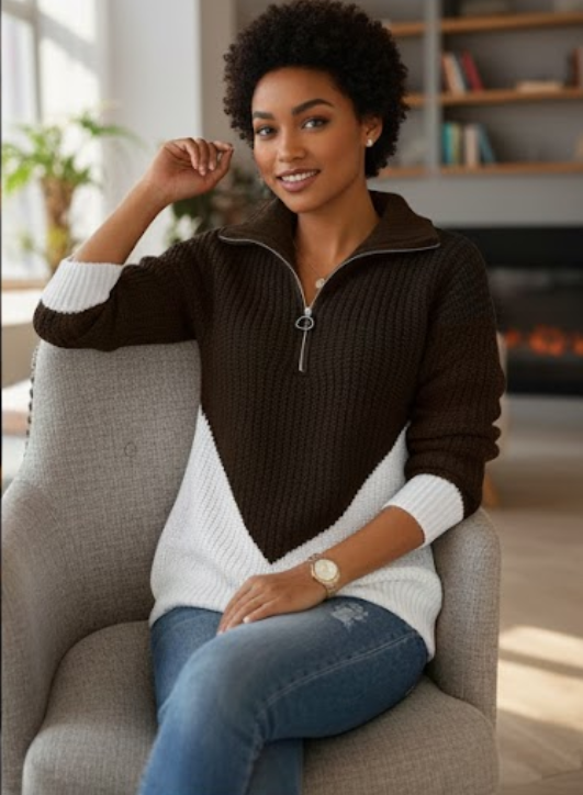 Margaux™ — Pull quotidien élégant confortable structuré