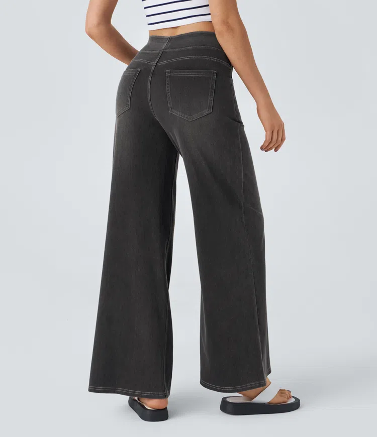 Héloïse™ — Pantalon large fluide confortable élégant